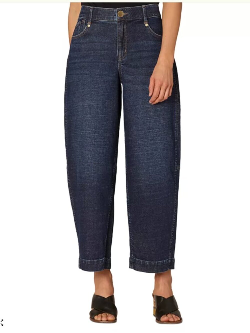 Democracy AbSolution Skyrise Barrel-Leg Jeans Women's Size 10 Relaxed High Rise